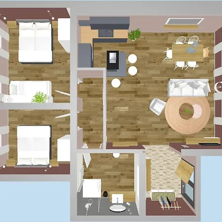 Apartament Ferienhofeichenberg *